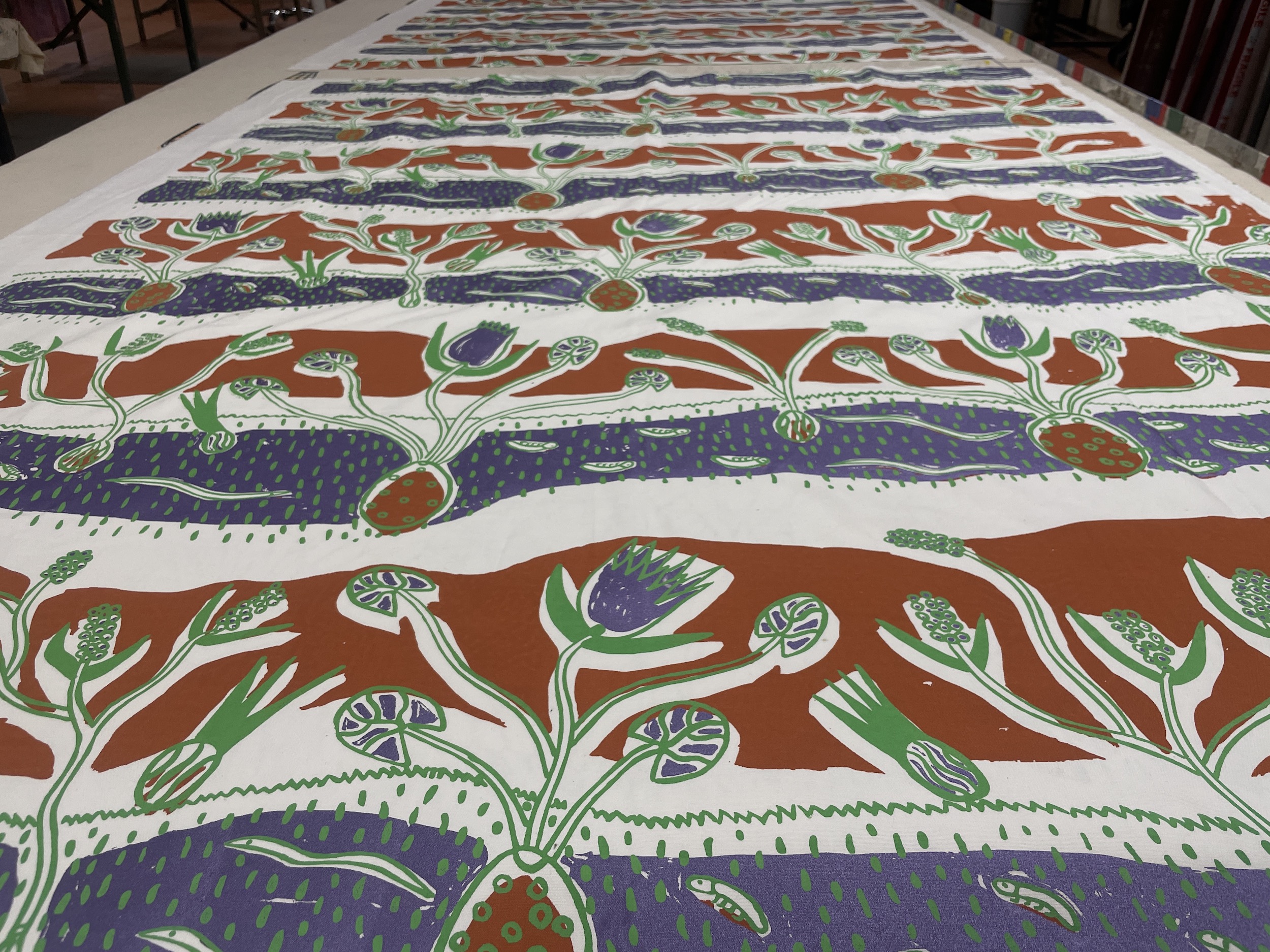 Kukurlk Kare (Going Underground) - Screen Print Cotton/line -