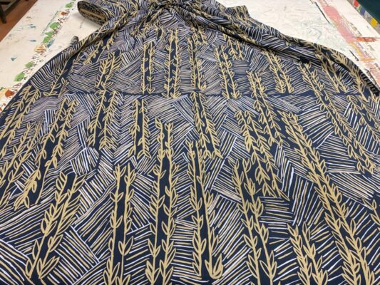 PRINT INK – BAMBOO SHOOT – NAVY