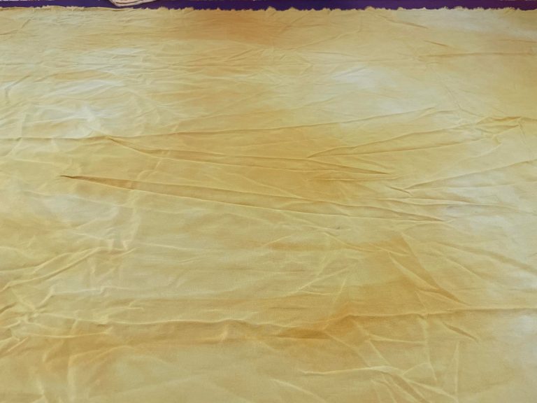 man-kurdudjumuk - yellow colour silk - Bush Dye Plain -