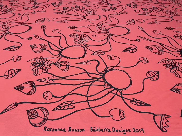 Wayuk - Screen Print Cotton/line -